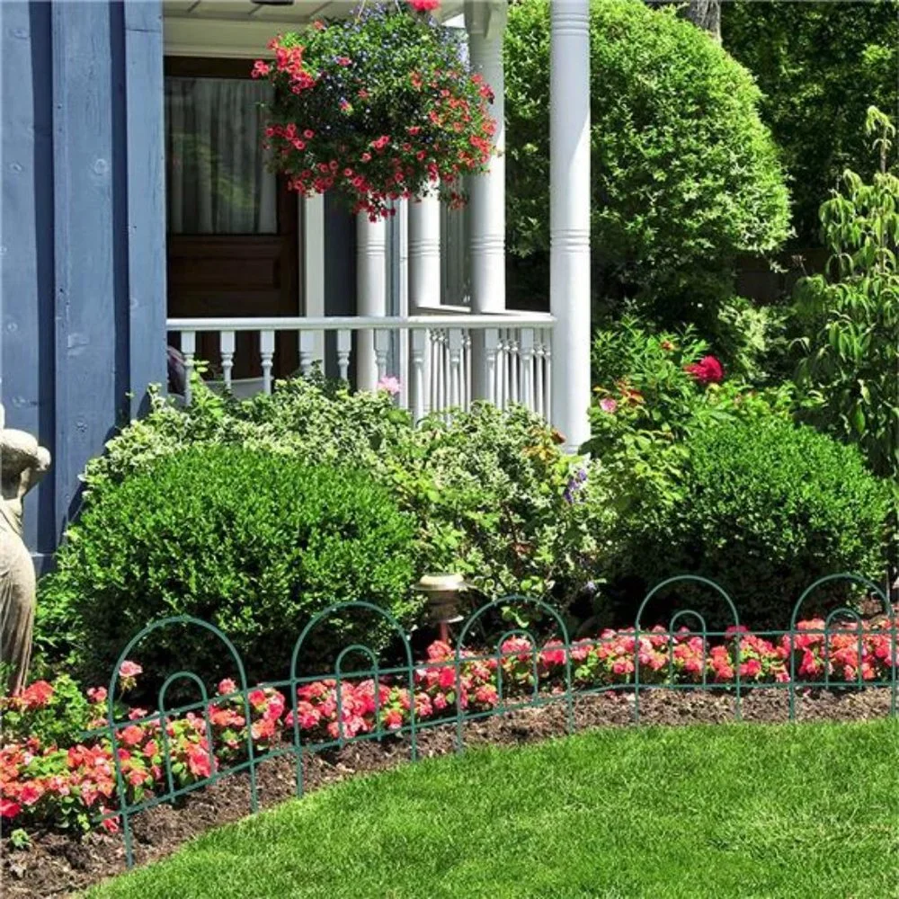 Decorative Garden Fence Rustproof Iron Garden Fencing (18in x 20ft)